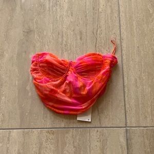 Zara pink and orange floral
